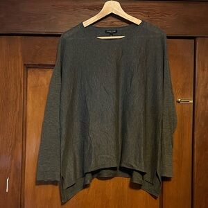 Eileen Fisher oversized wool alpaca blend sweater